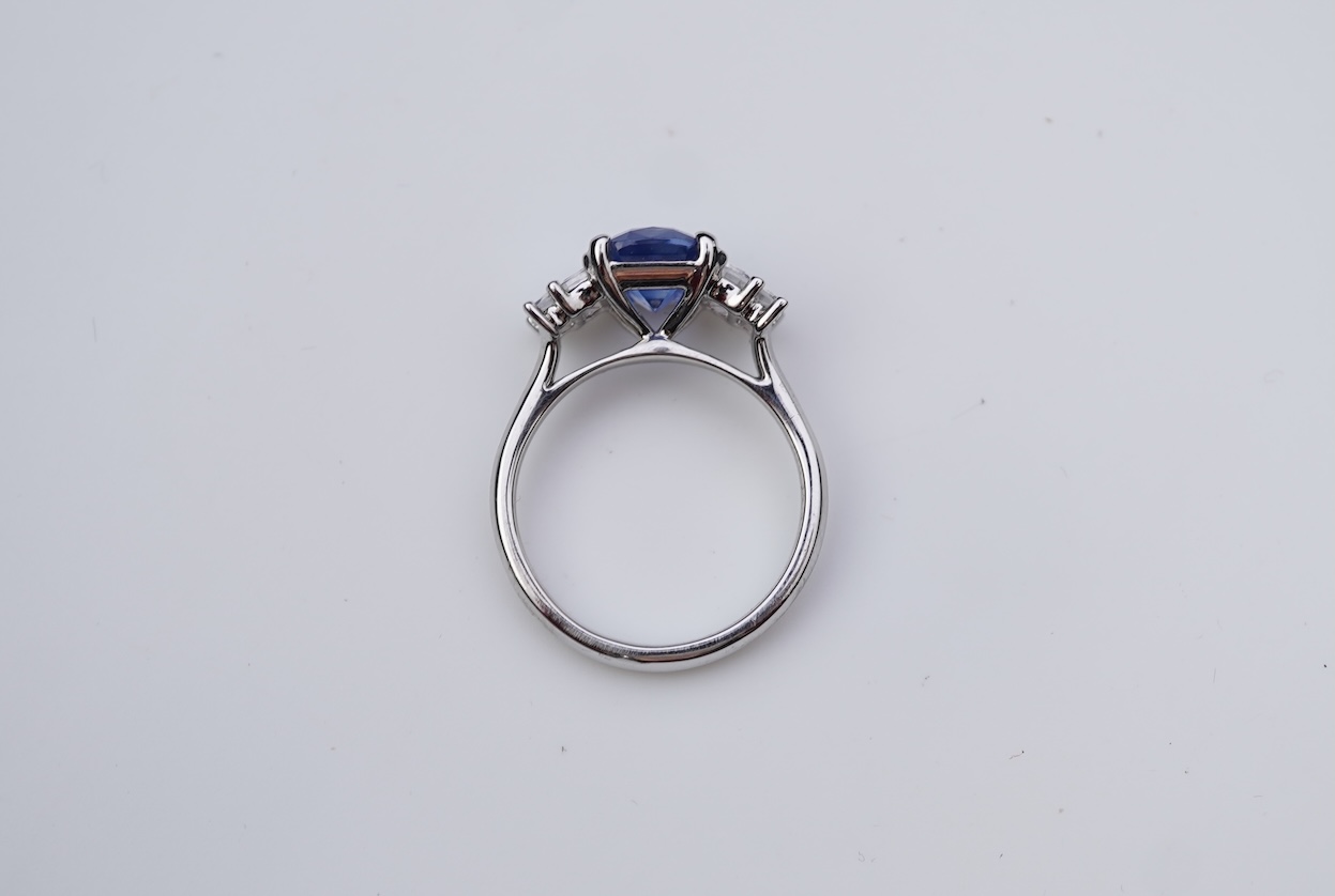A sapphire ring